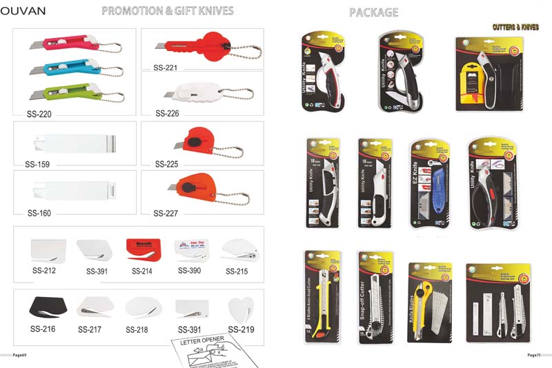 plastic letter opener cutter