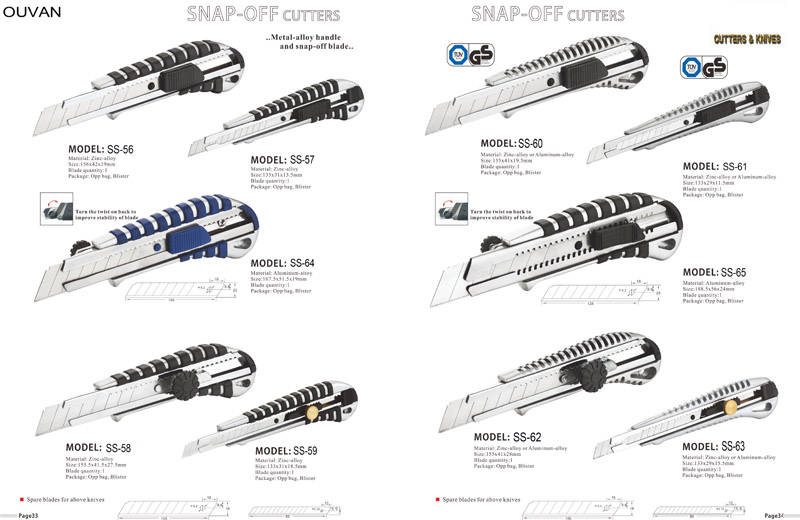 snap off utility knife